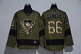 Penguins 66 Mario Lemieux Olive Adidas Jersey,baseball caps,new era cap wholesale,wholesale hats